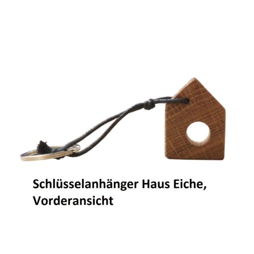 Schlüsselanhänger Haus Eiche - 4